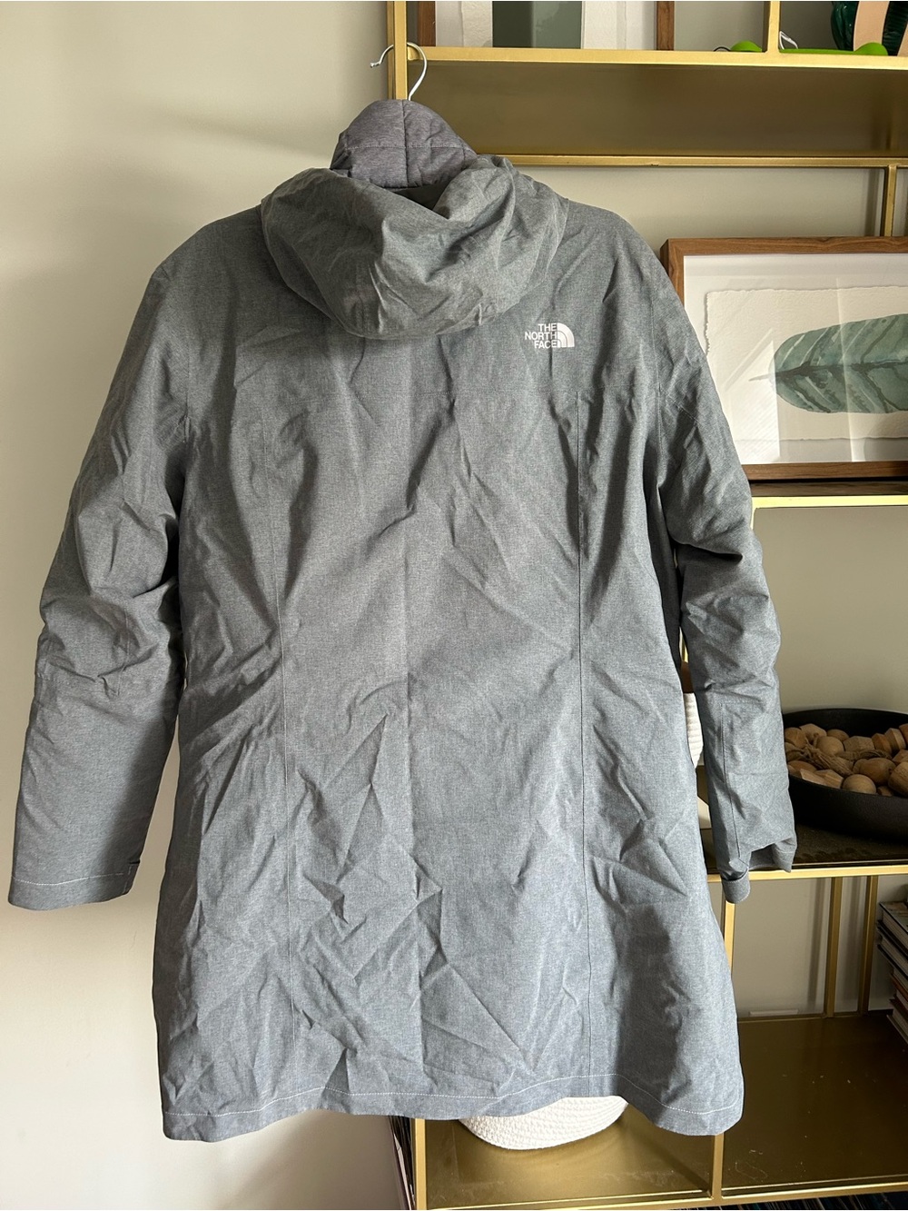 NWT North Face Women’s ThermoBall Eco Triclimate 3-in-1 Jacket Grey XL $330 - Picture 2 of 8